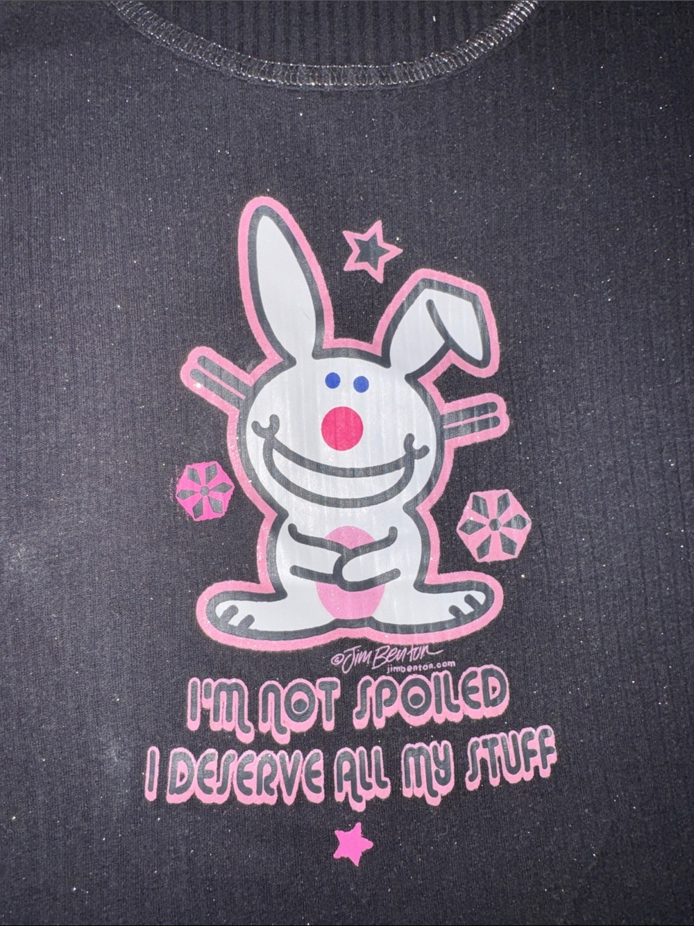 Vintage Y2K It’s Happy Bunny Jim Benton Sarcastic Tank Top - Picture 2 of 4
